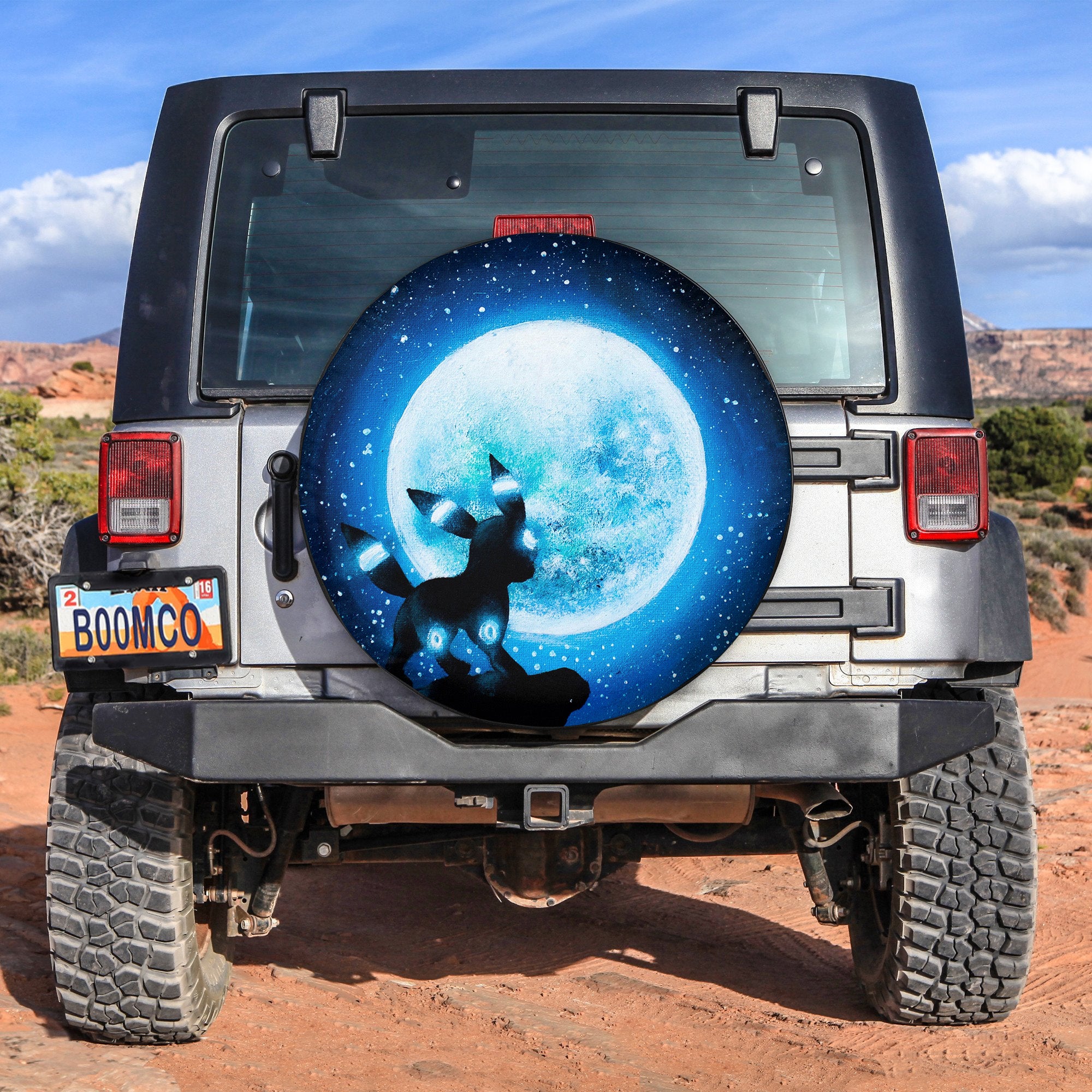 Pokemon Umbreon Moon Spare Tire Covers Gift For Campers Nearkii
