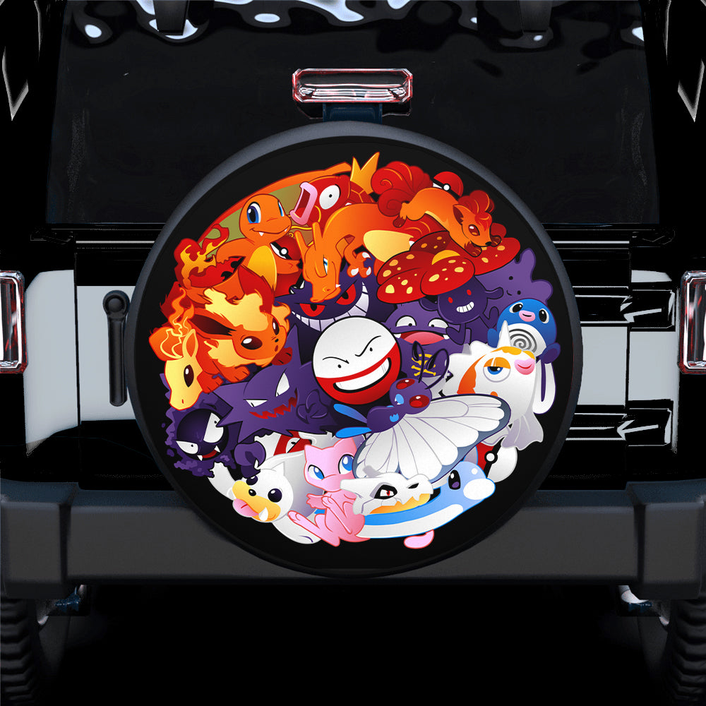 Pokemon Car Spare Tire Covers Gift For Campers Nearkii