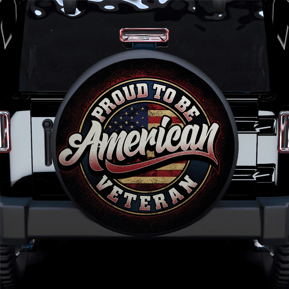 Proud To Be American Car Spare Tire Covers Gift For Campers Nearkii
