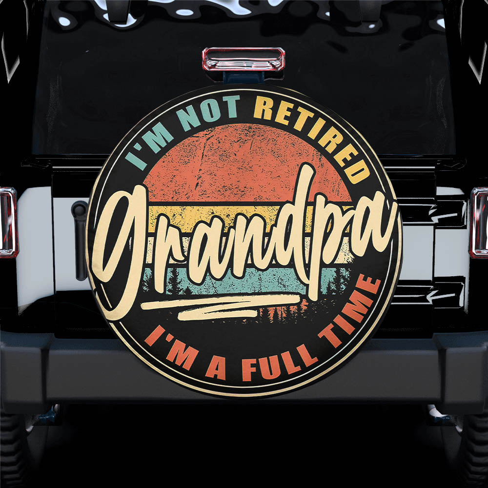 Retro Grandpa Spare Tire Cover Gift For Campers Nearkii