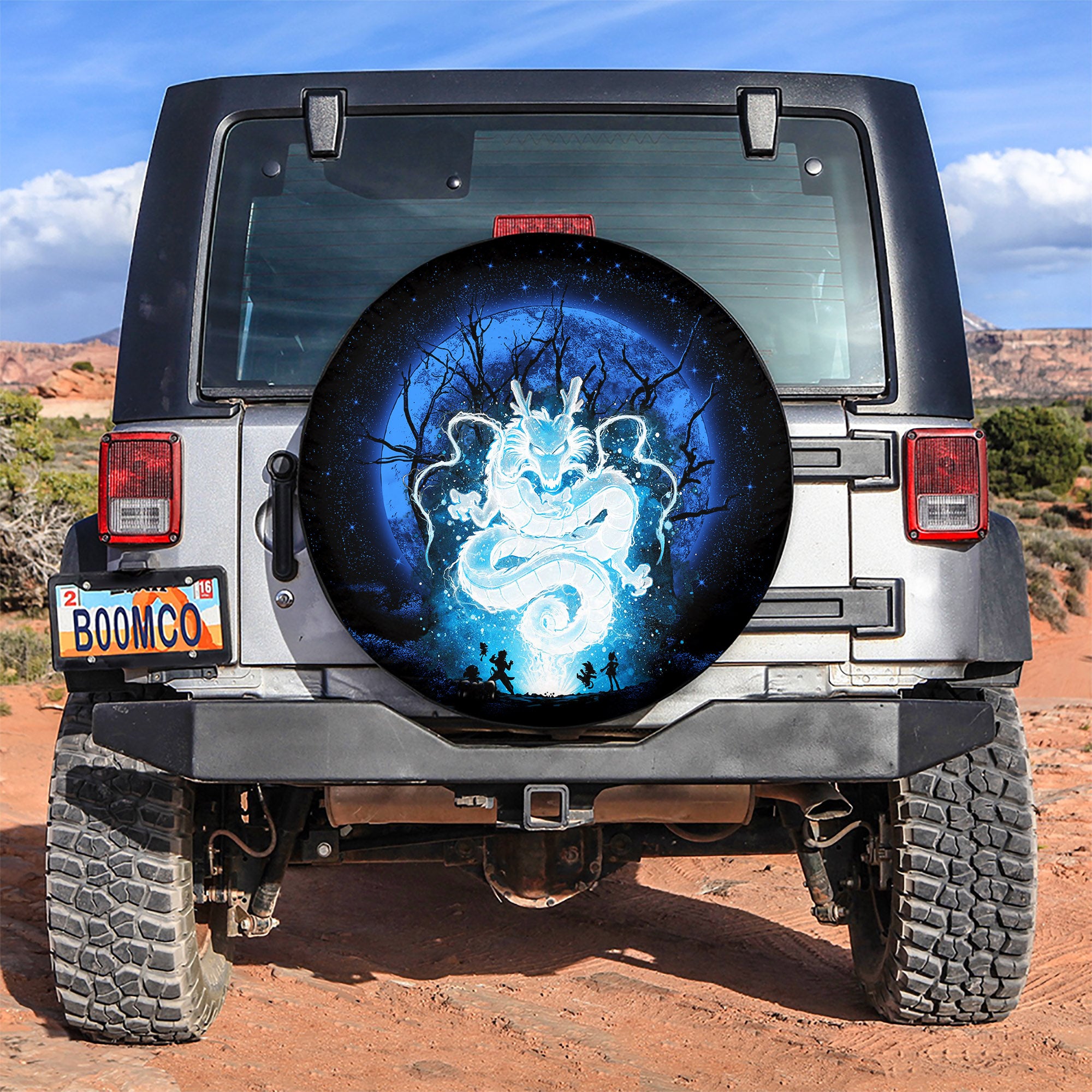 Shenron Dragon Ball Moonlight Spare Tire Cover Gift For Campers Nearkii