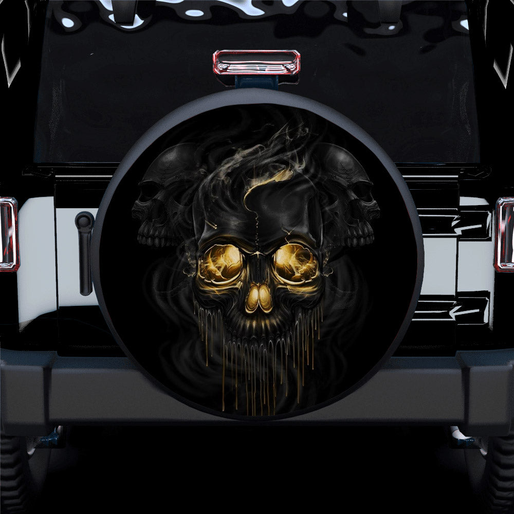 Skull Ride Car Spare Tire Covers Gift For Campers Nearkii