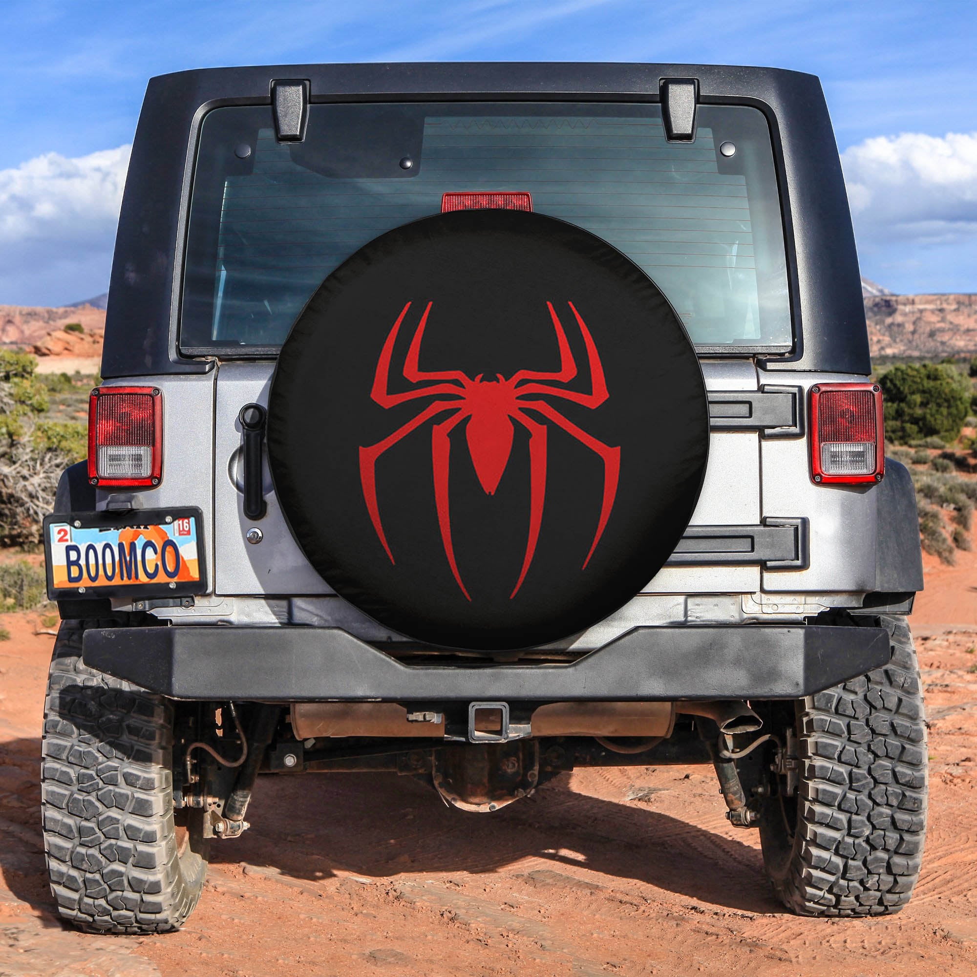 Spider Red Fashion Spare Tire Covers Gift For Campers