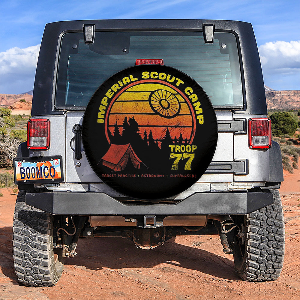 Star Wars Imperial Scout Camp Troop 77 Car Spare Tire Covers Gift For Campers Nearkii