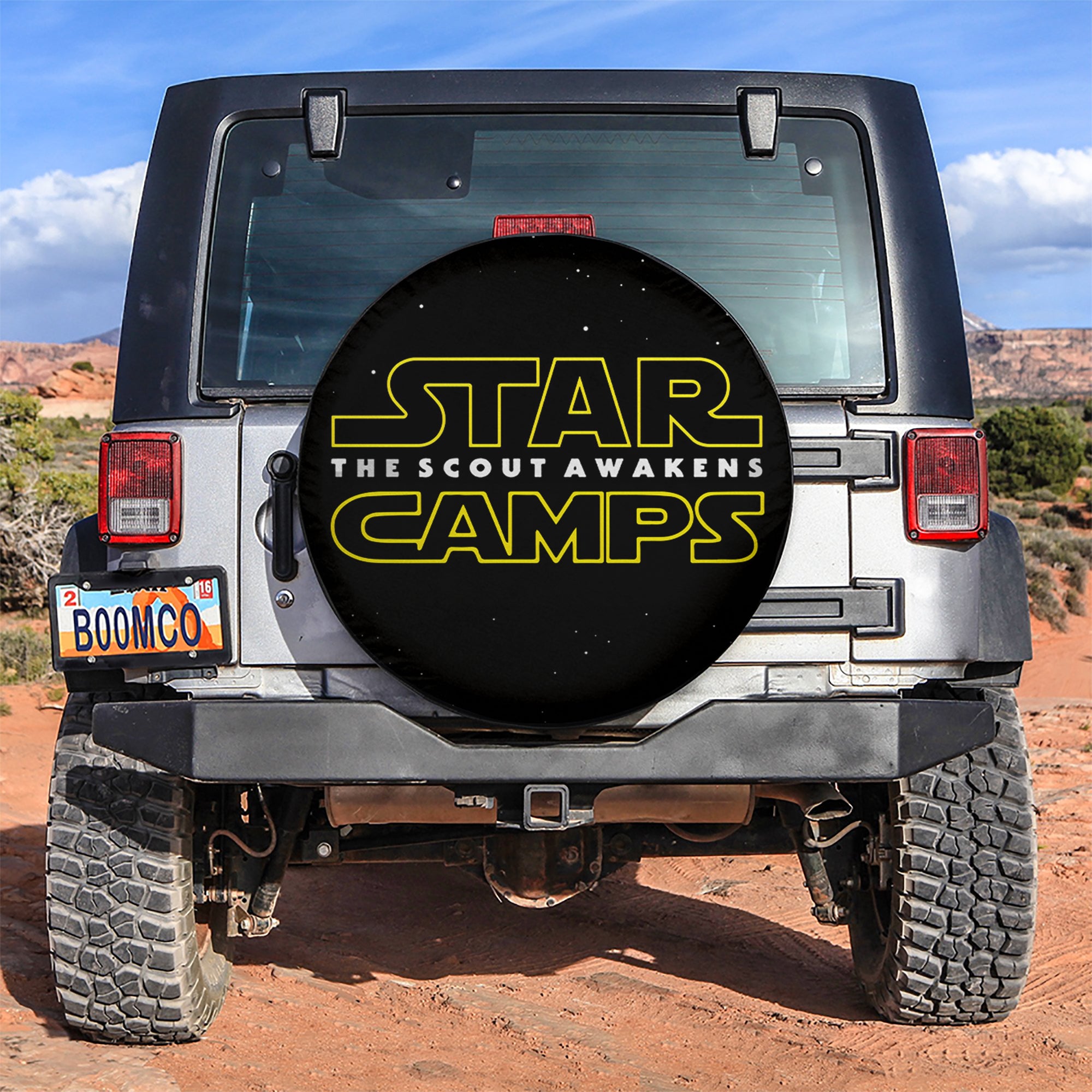 Star Camps The Scout Awakens Car Spare Tire Covers Gift For Campers Nearkii