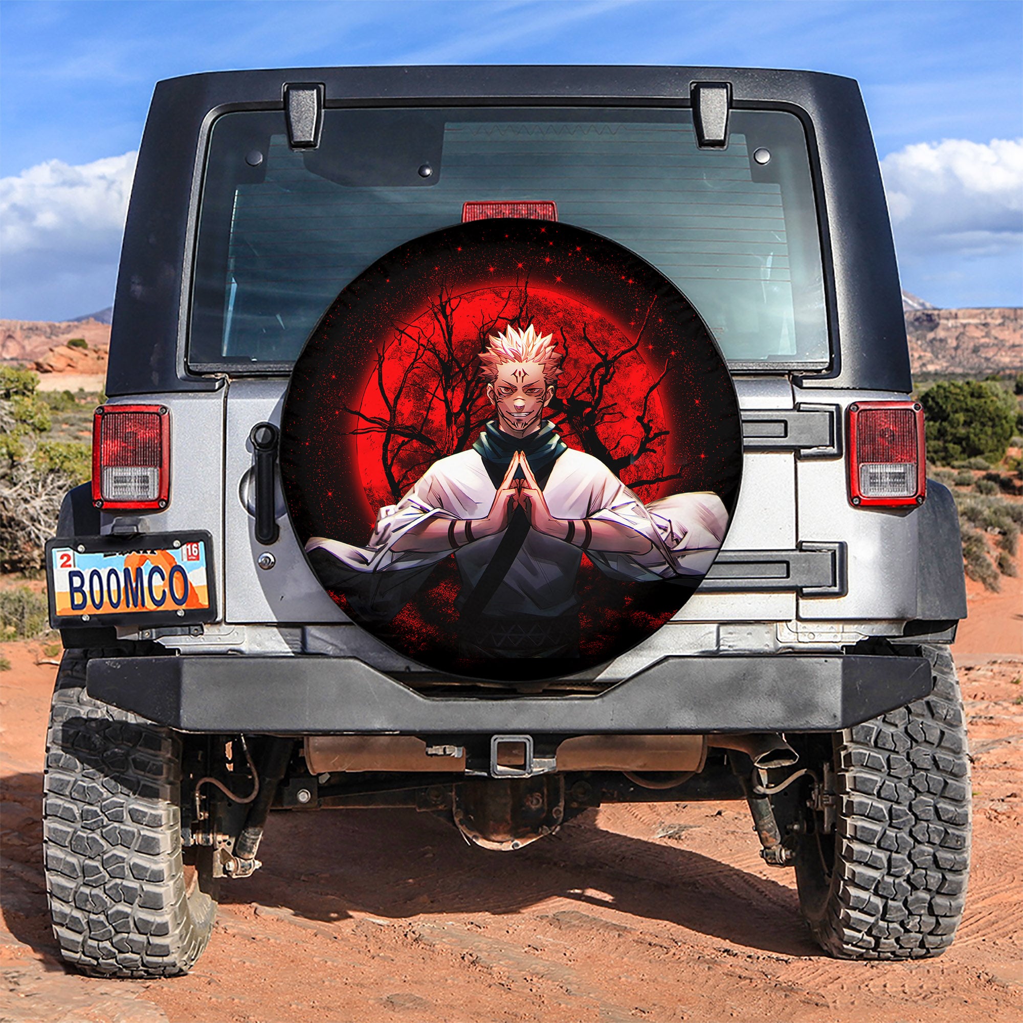 Sukuna Wiki Jujutsu Kaisen Spare Tire Cover Gift For Campers Nearkii