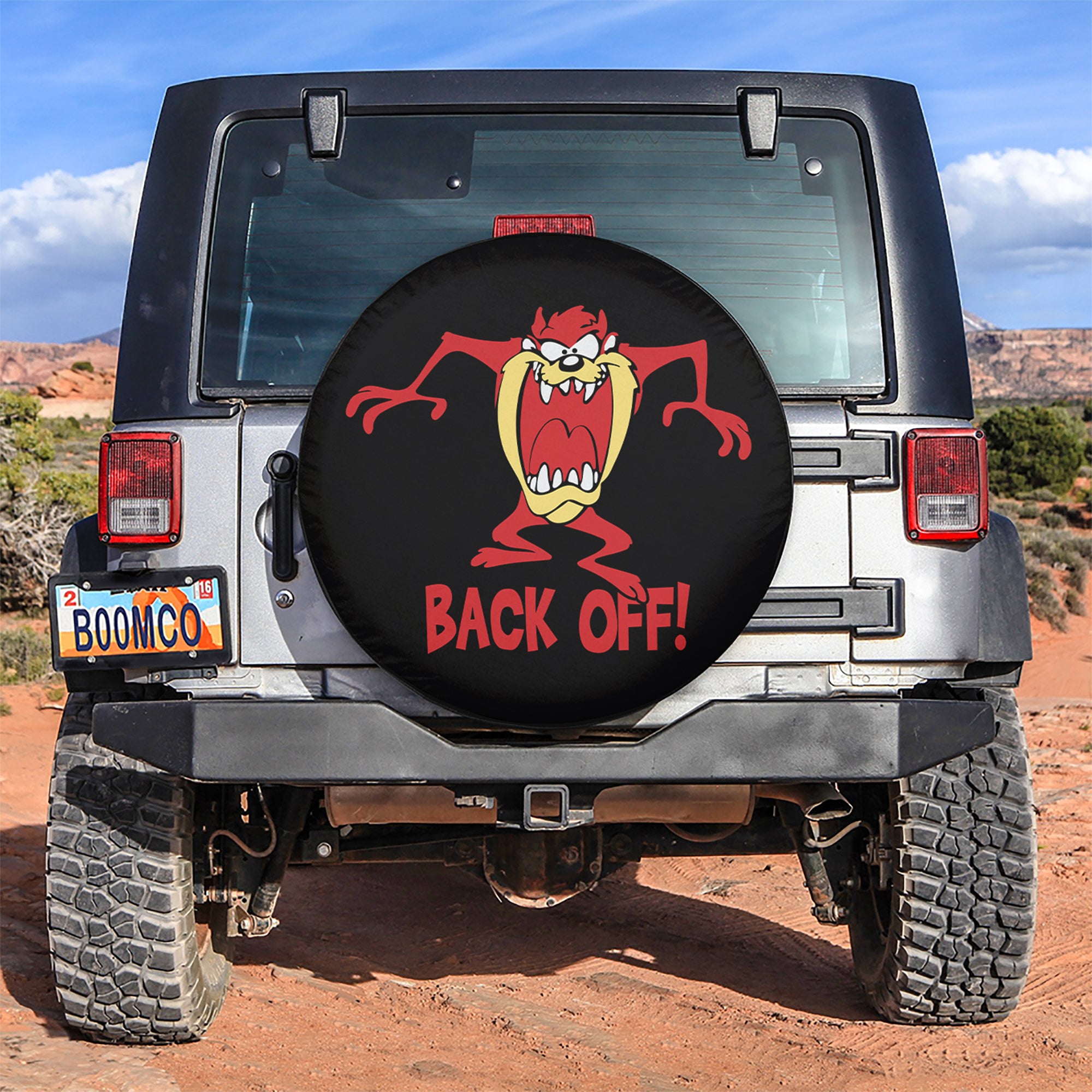 Taz Mania Back Off Car Spare Tire Gift For Campers Nearkii