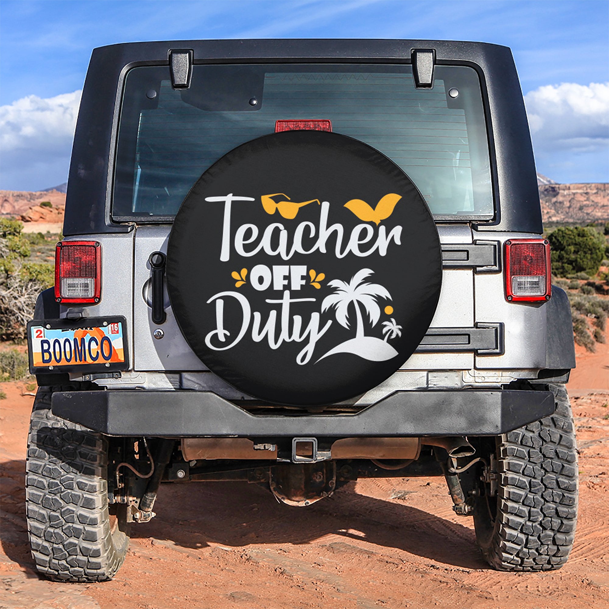 Teacher off Duty Car Spare Tire Gift For Campers Nearkii