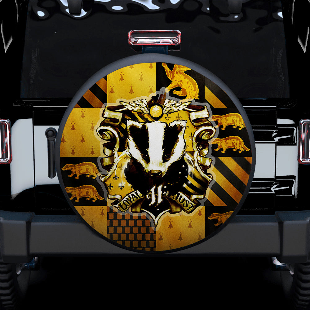 The Hufflepuff Badger Harry Potter Car Spare Tire Covers Gift For Campers Nearkii