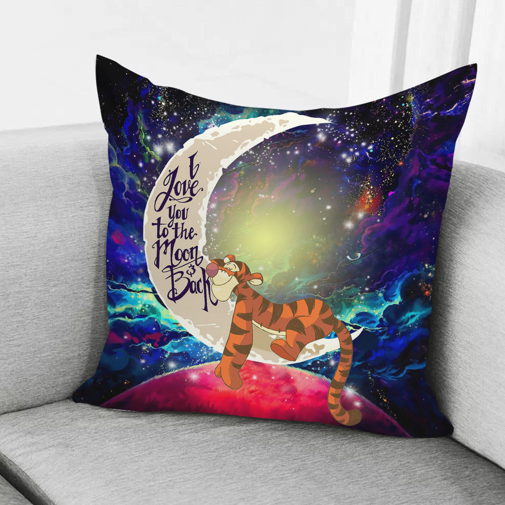 Tiger Winnie The Pooh Love You To The Moon Galaxy Pillowcase Room Decor Nearkii