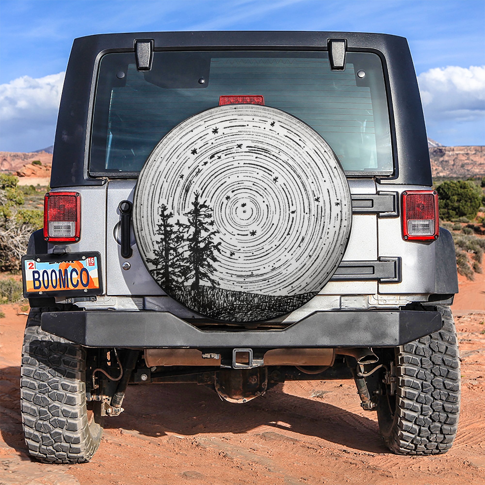 Traveling Camper Jeep Car Spare Tire Cover Gift For Campers Nearkii