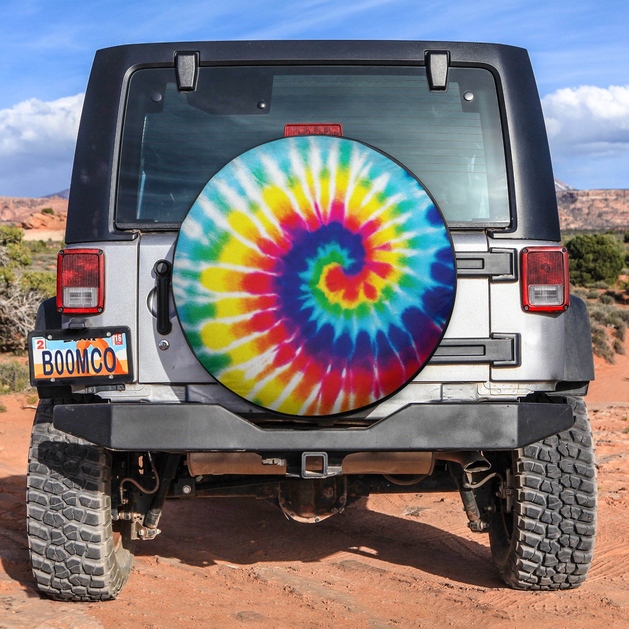 Tye Die Colorful Spare Tire Covers Gift For Campers Nearkii