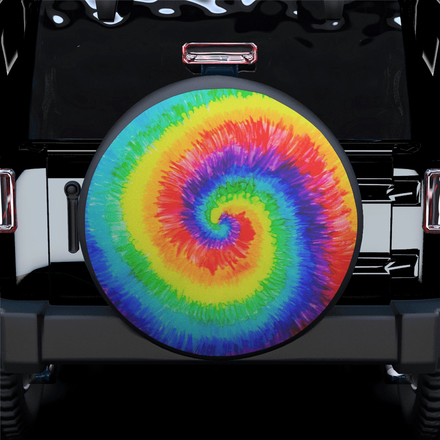 Tye Die Rainbow Spare Tire Covers Gift For Campers Nearkii