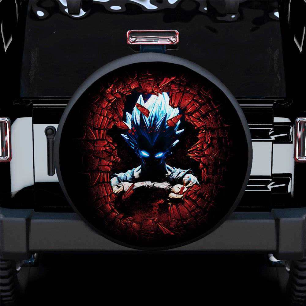 Vegeta Dragon Ball Break Wall Car Spare Tire Covers Gift For Campers Nearkii