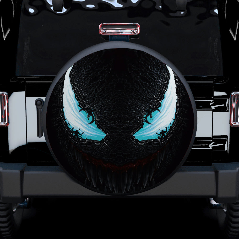 Venom Face Car Spare Tire Covers Gift For Campers Nearkii