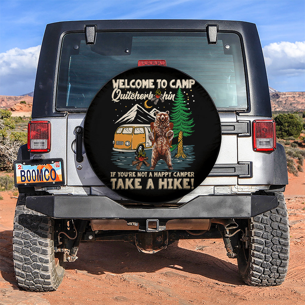 Bear Van Hippie Quitcherbitchin Happy Car Spare Tire Covers Gift For Campers Nearkii
