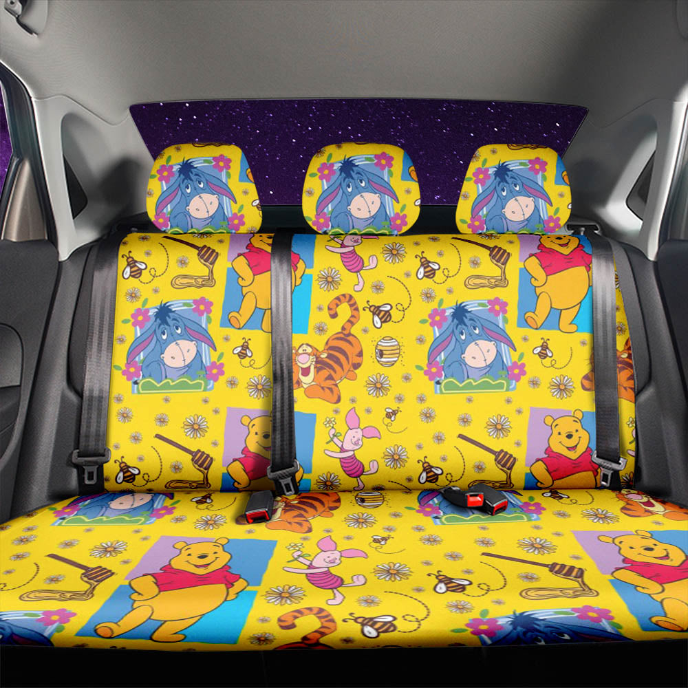 Winnie The Pooh Car Back Seat Covers Decor Protectors Nearkii