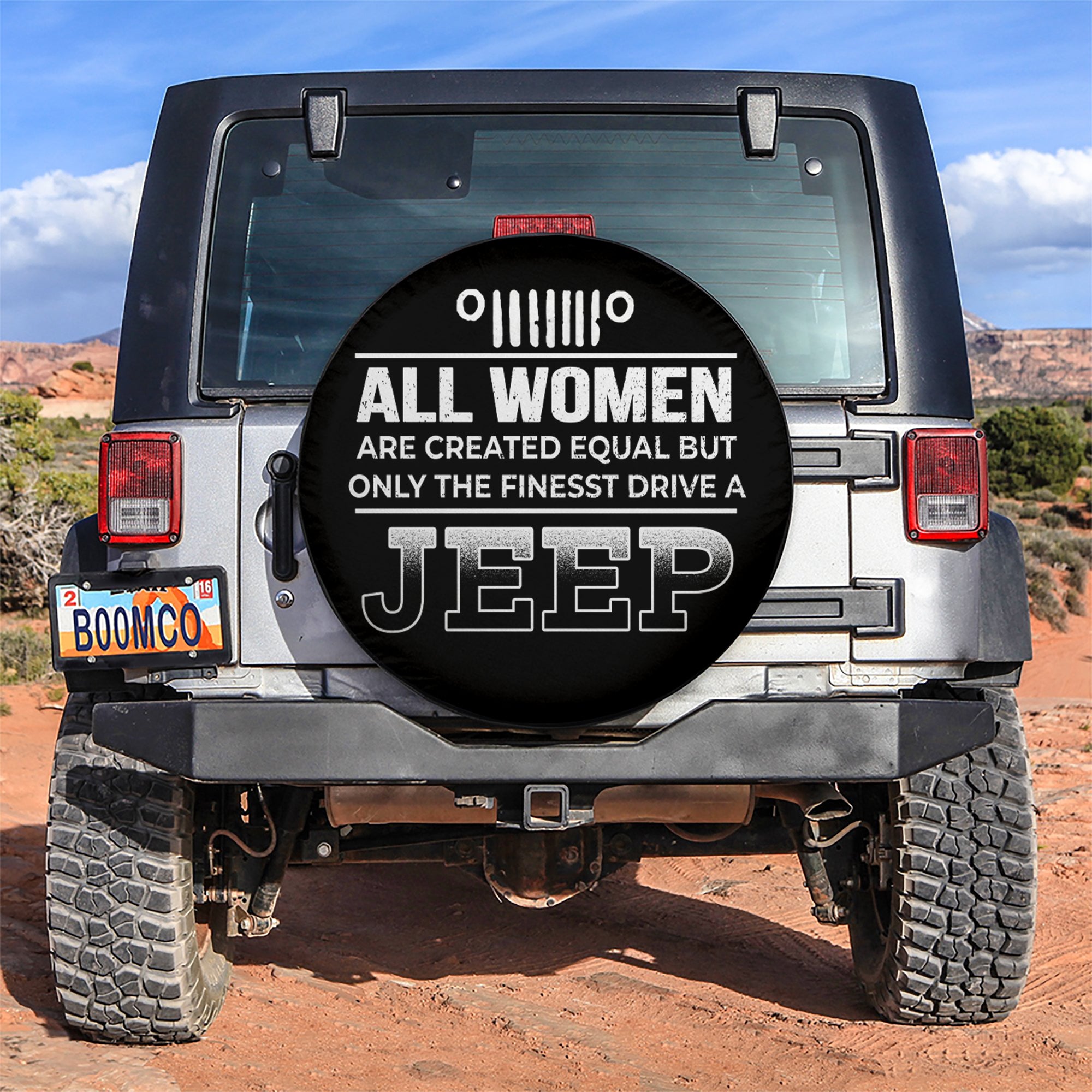Women Jeep Car Spare Tire Covers Gift For Campers Nearkii