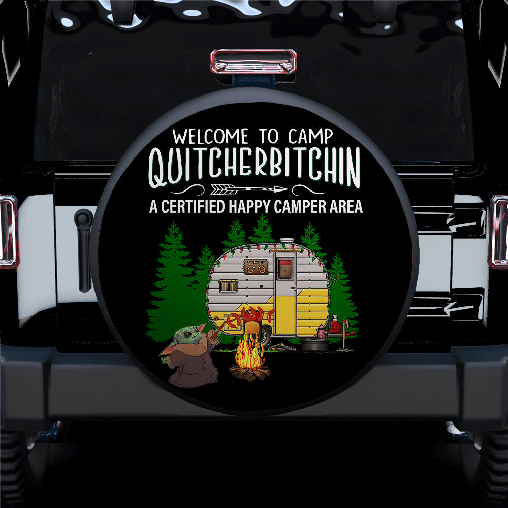 Baby Yoda Camping Quitcherbitchin Jeep Car Spare Tire Covers Gift For Campers Nearkii