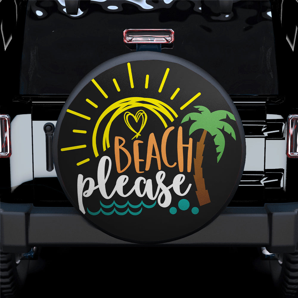 Beach Please Car Spare Tire Covers Gift For Campers Nearkii