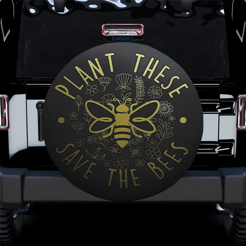 Bee Spare Tire Cover Gift For Campers Nearkii