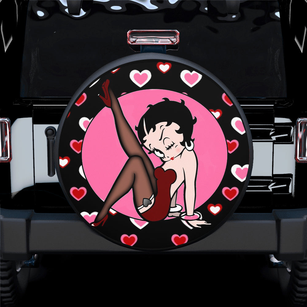 Betty Boop Burlesque Cartoon Betty Boop Car Spare Tire Gift For Campers Nearkii