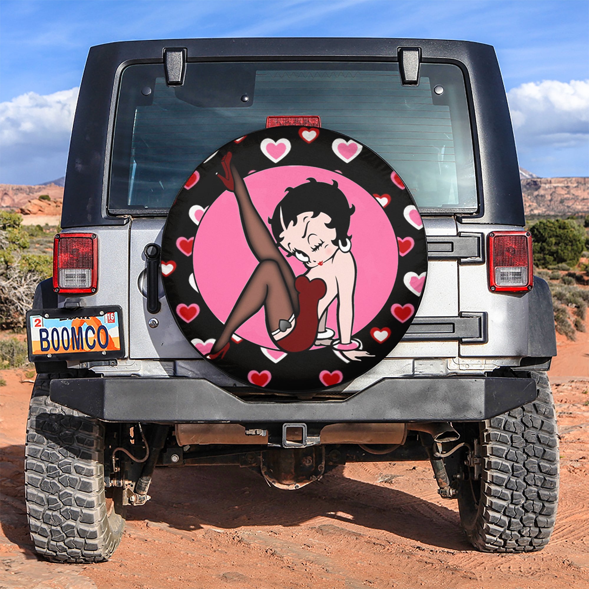 Betty Boop Burlesque Cartoon Betty Boop Car Spare Tire Gift For Campers Nearkii