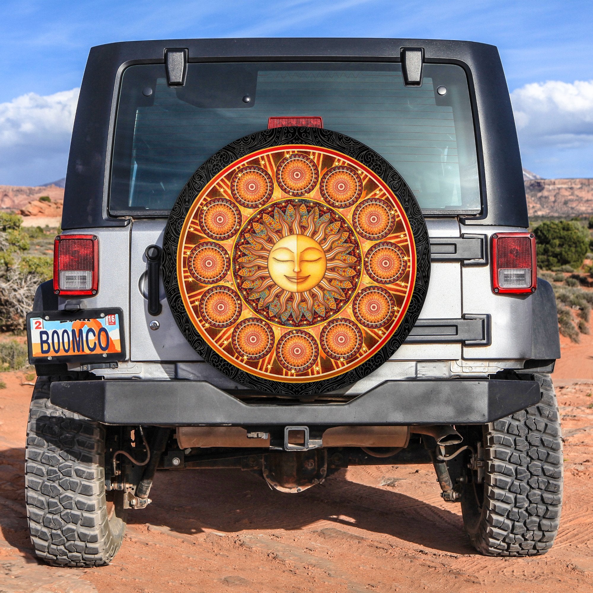 Bohemian Car Spare Tire Cover Gift For Campers Nearkii