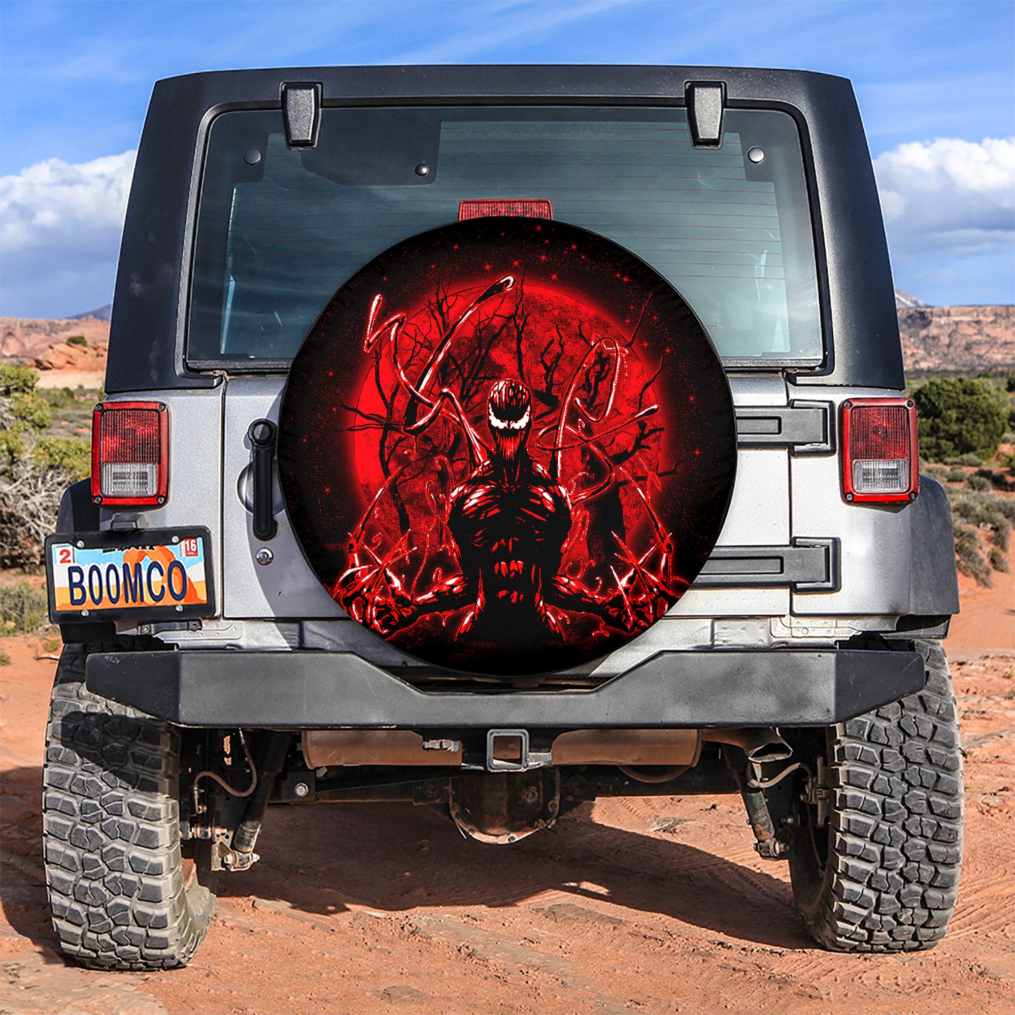 Carnage Moonlight Spare Tire Cover Gift For Campers Nearkii