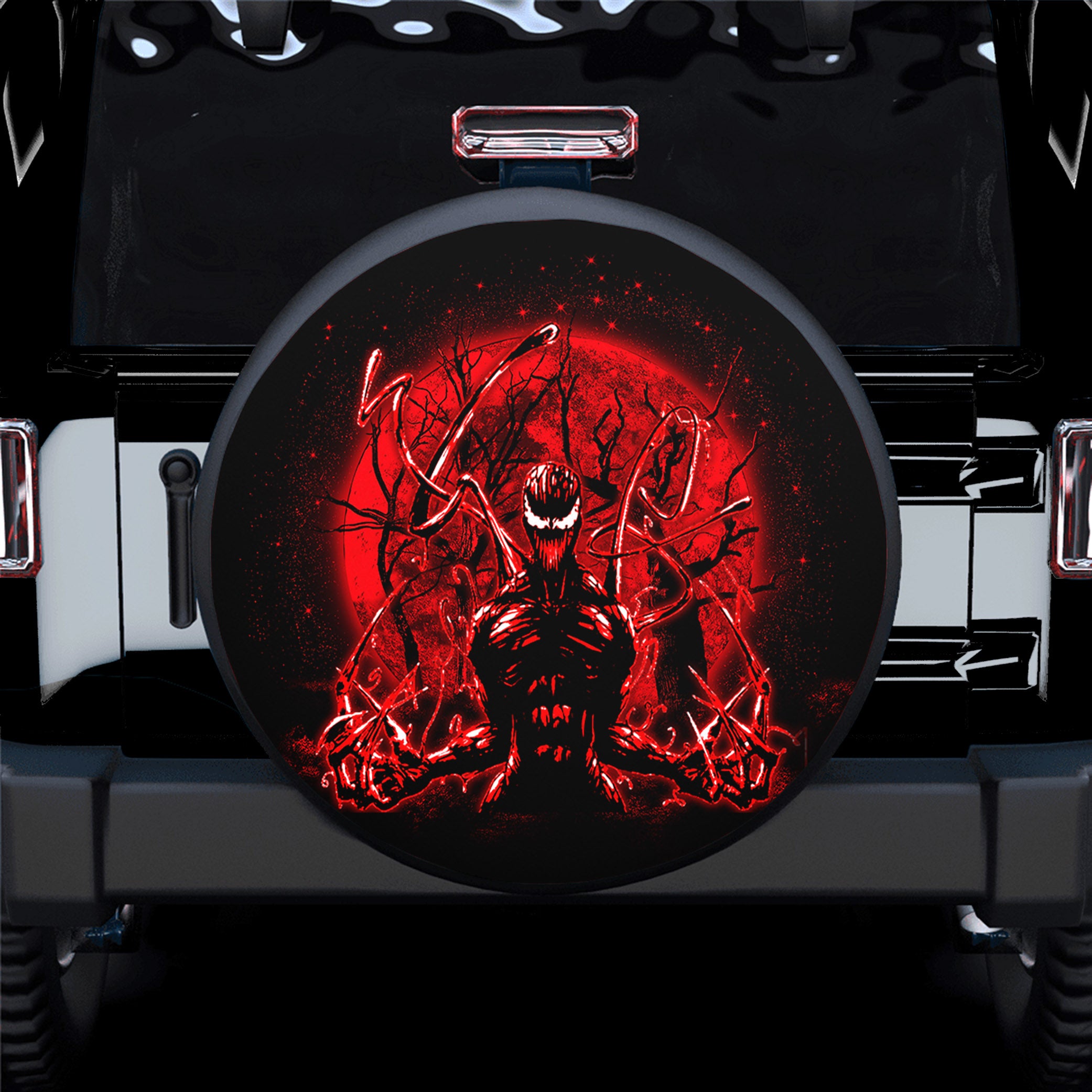 Carnage Moonlight Spare Tire Cover Gift For Campers Nearkii