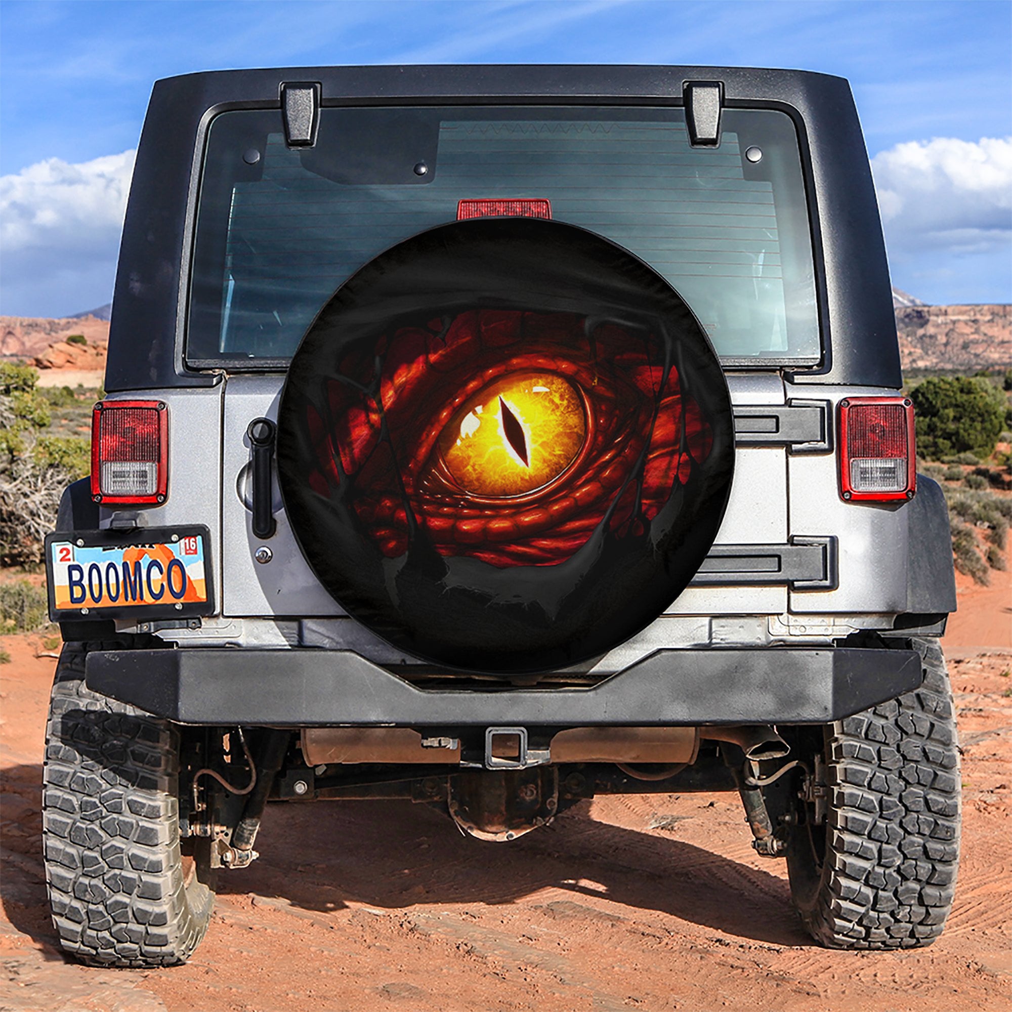 Dragon Eye 2 Car Spare Tire Covers Gift For Campers Nearkii