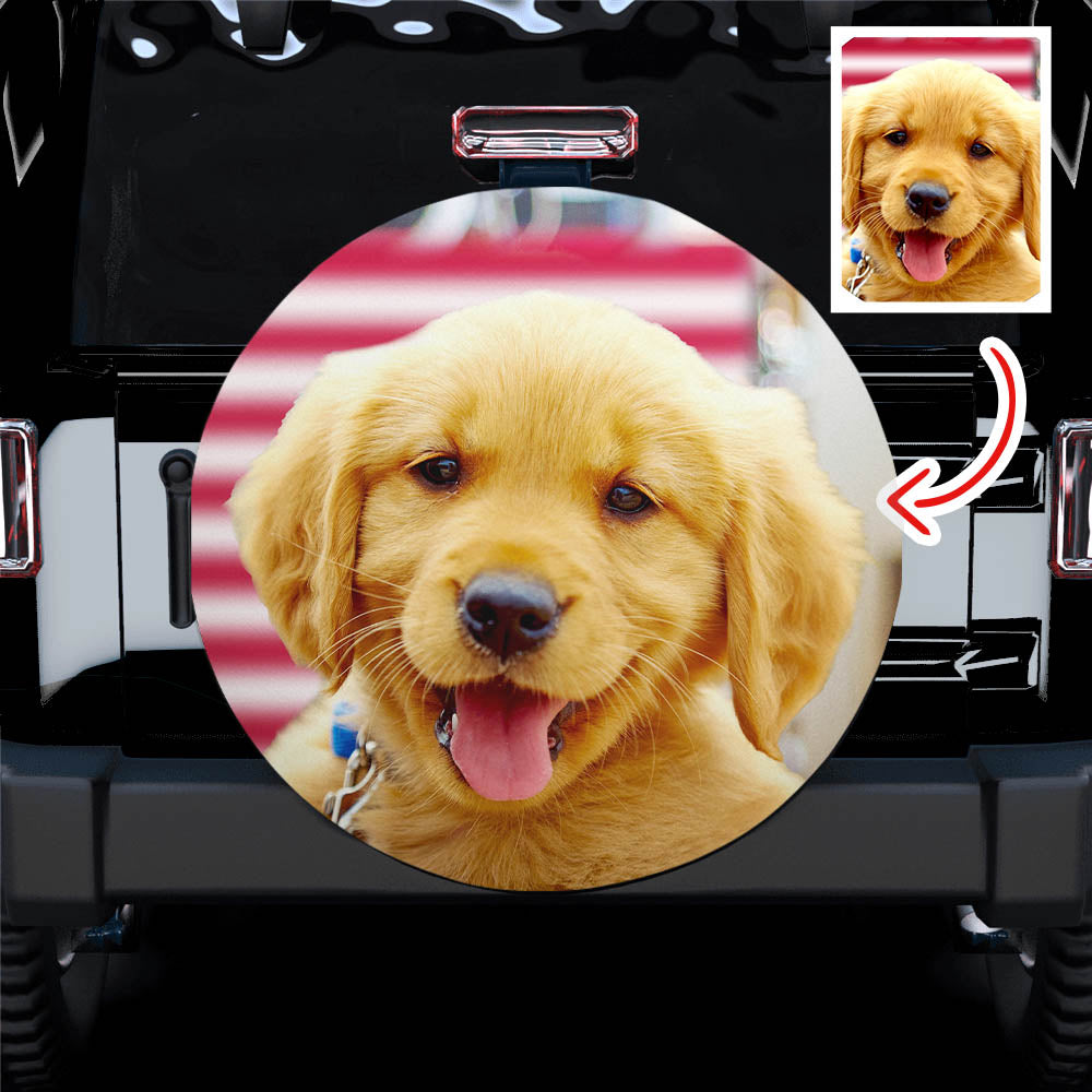 Personalized Custom Dog Funny Spare Tire Covers Gift For Campers Nearkii
