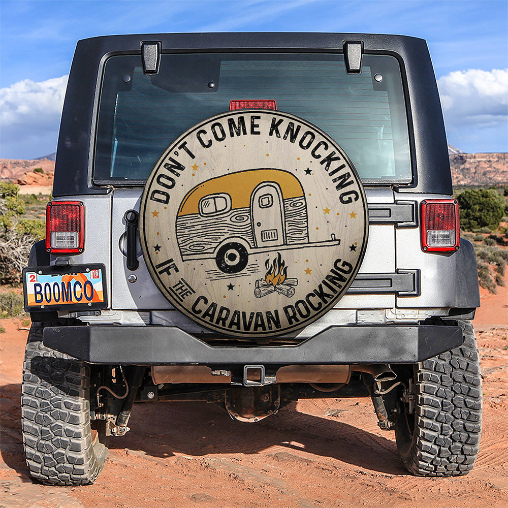 Dont Come Knocking Car Spare Tire Covers Gift For Campers Nearkii