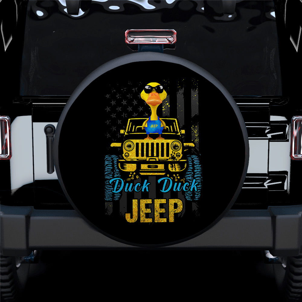 Duck Duck Jeep Car Spare Tire Covers Gift For Campers Nearkii