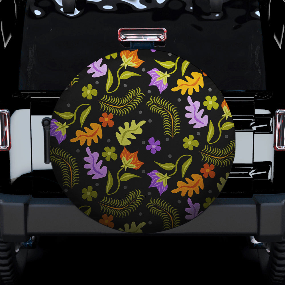 Flowers Spare Tire Cover Gift For Campers Nearkii