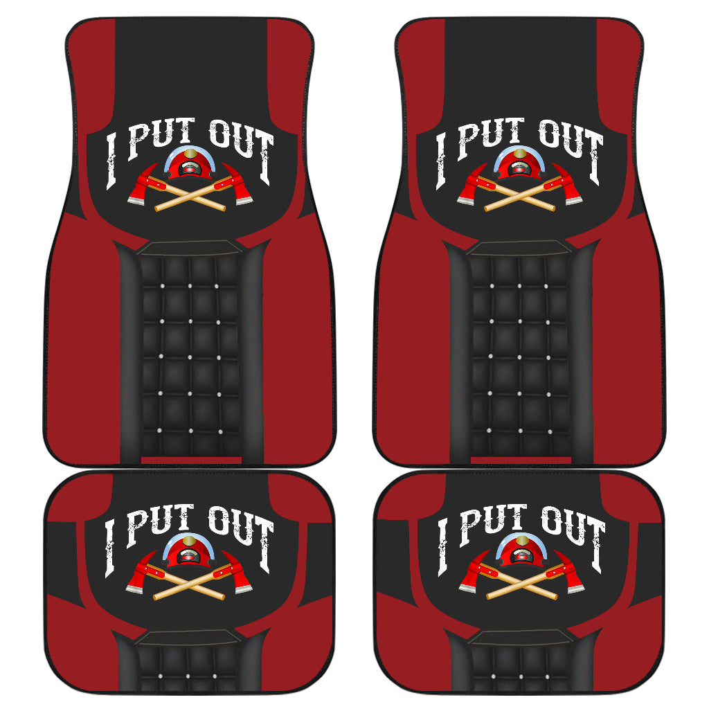 Fire Fighter 2 Car Floor Mats Car Accessories Nearkii