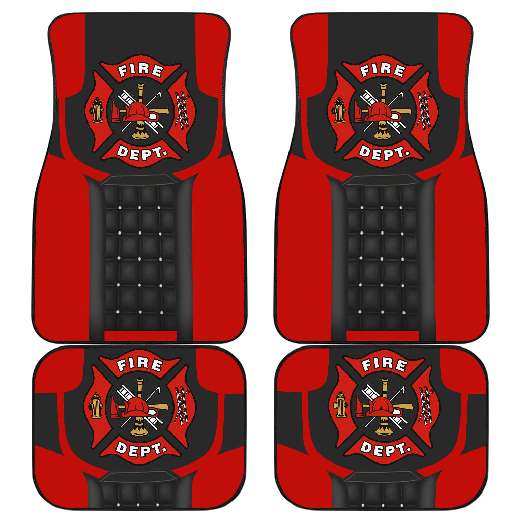 Fire Fighter 4 Car Floor Mats Car Accessories Nearkii