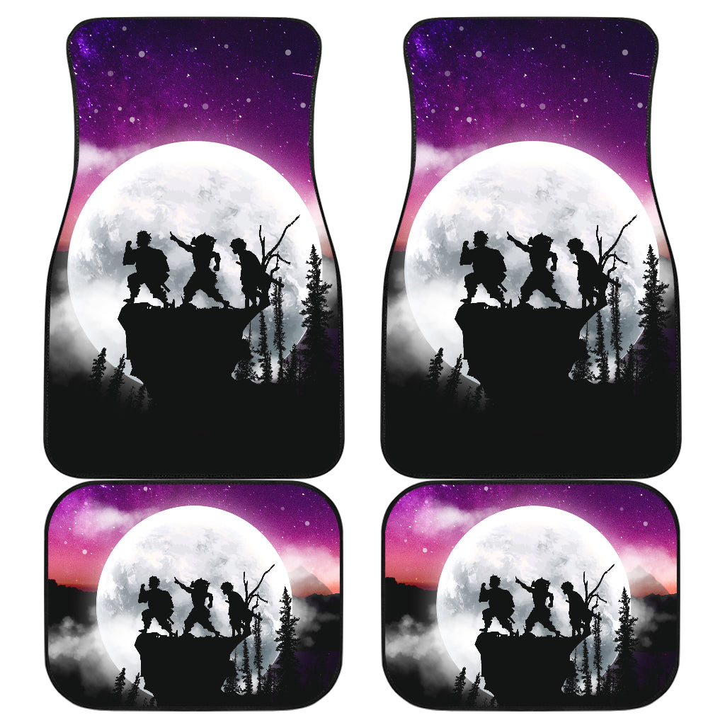 Demon Slayer Kimetsu No Yaiba Moon Night Car Floor Mats Car Accessories Nearkii