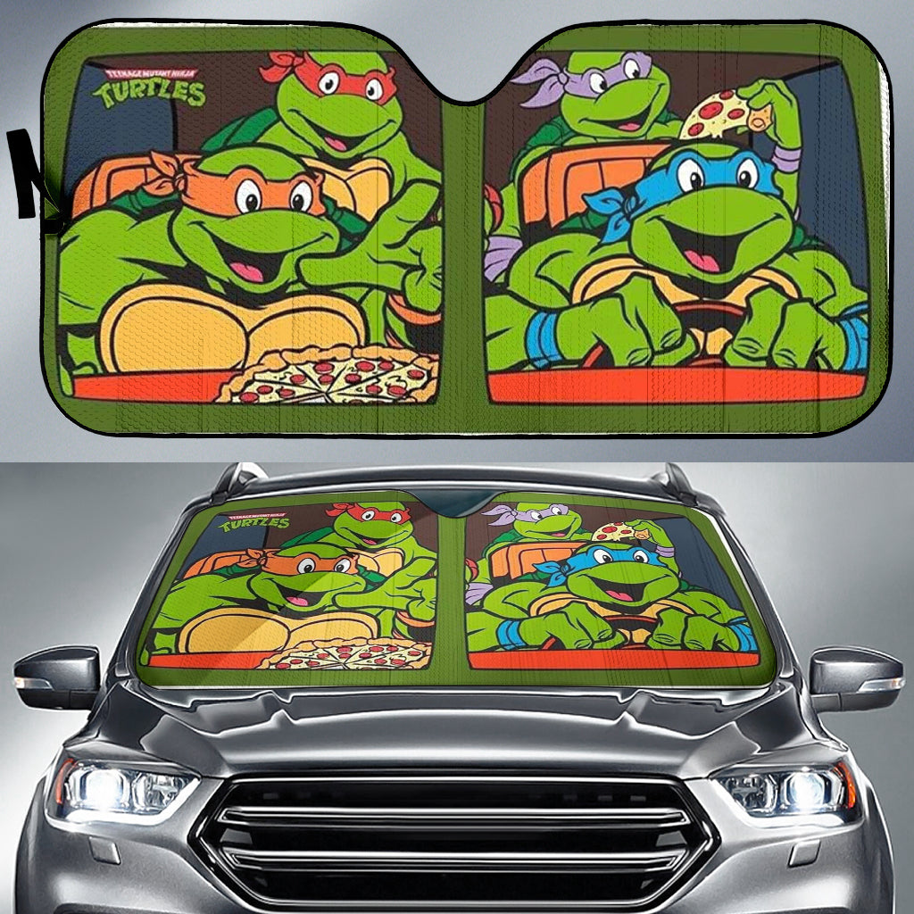 Classic Teenage Mutant Ninja Turtles Driving Car Auto Sunshades Nearkii