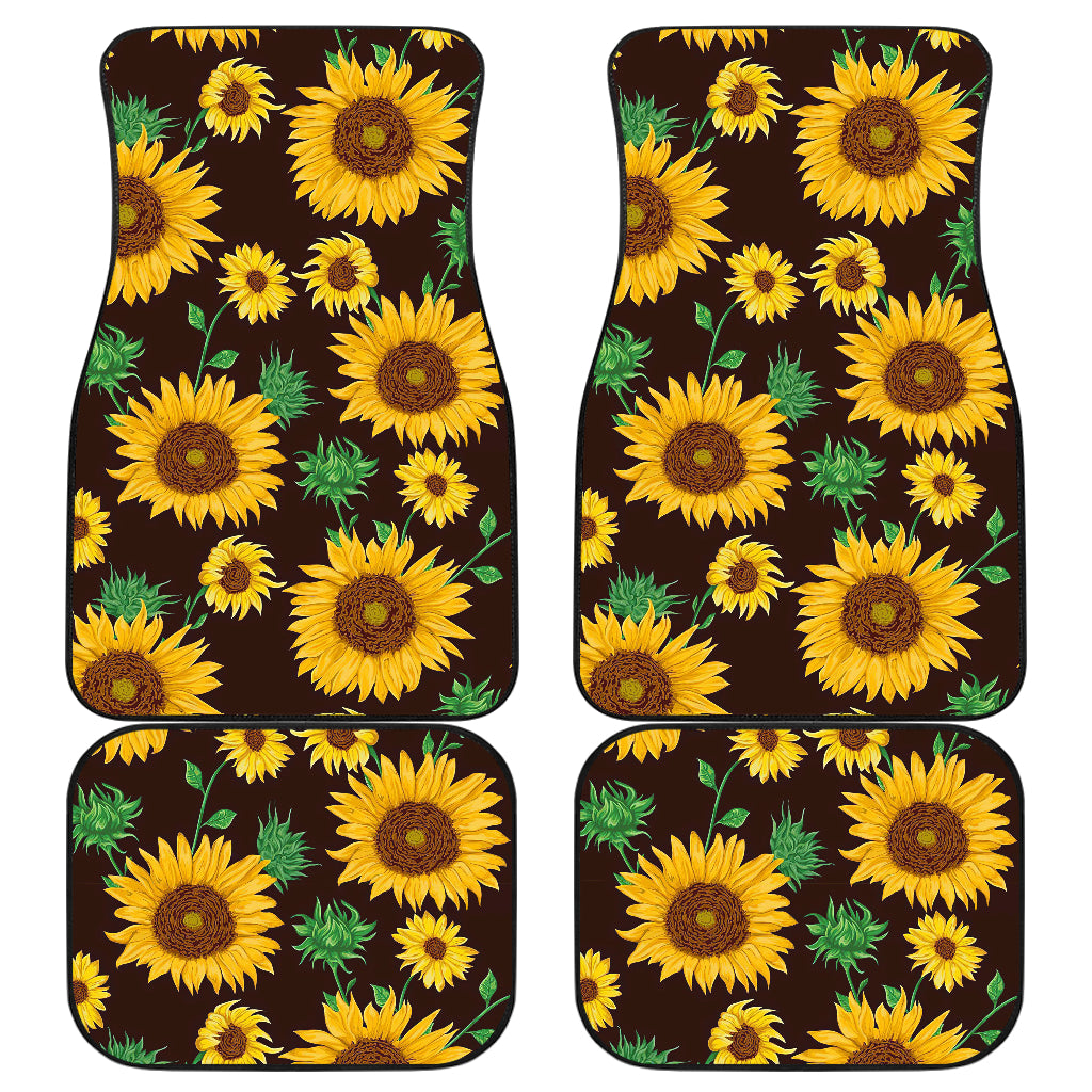 Sunflowers Floral Car Floor Mats Car Accessories Nearkii