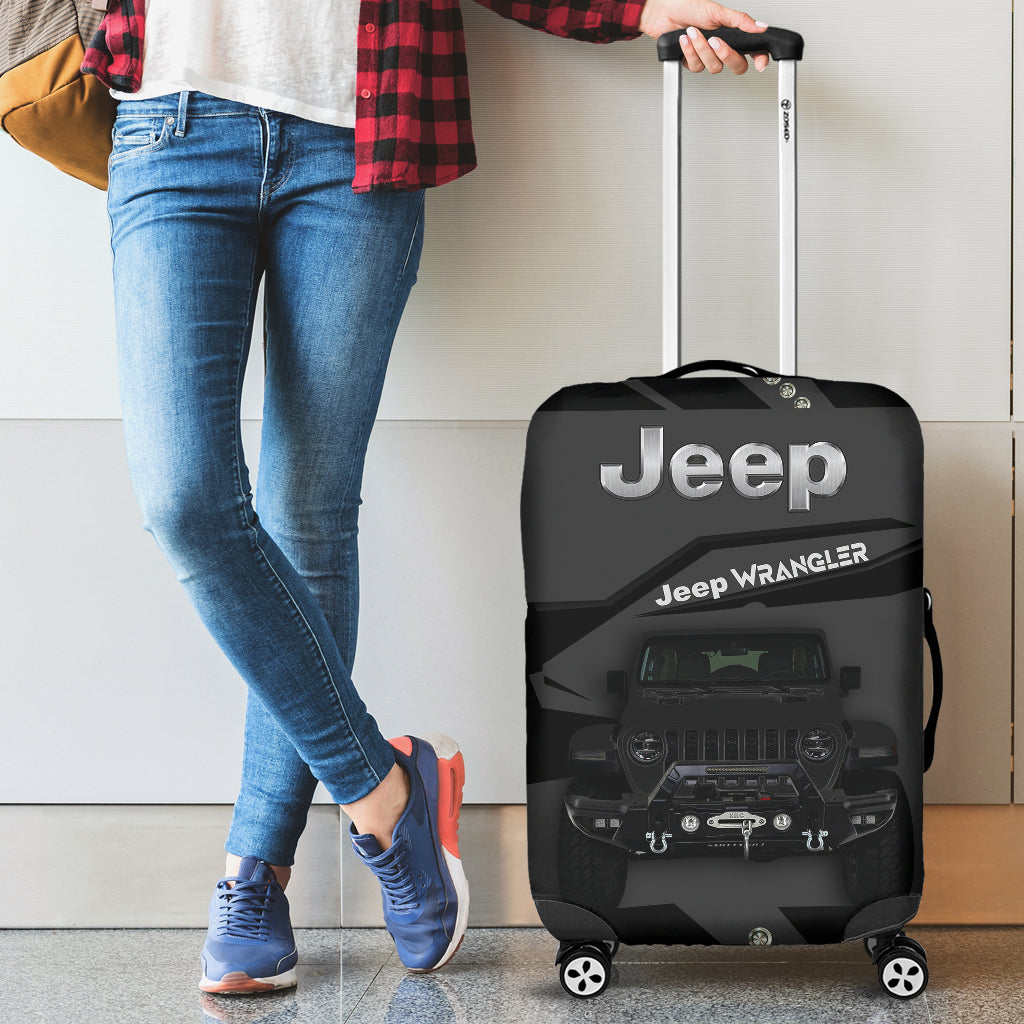 Black Jeep Luggage Cover Suitcase Protector Nearkii