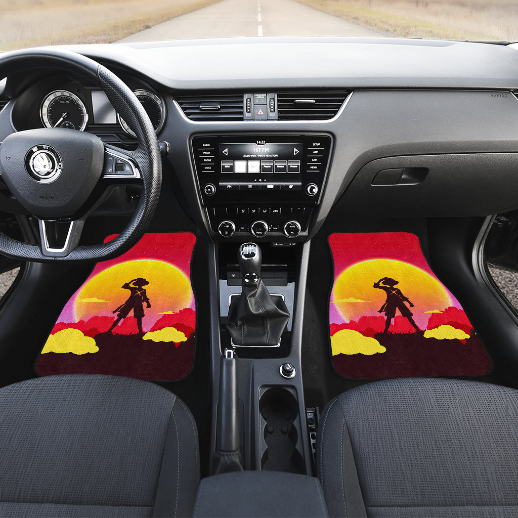 One Piece Sunset Car Floor Mats Car Accessories Nearkii