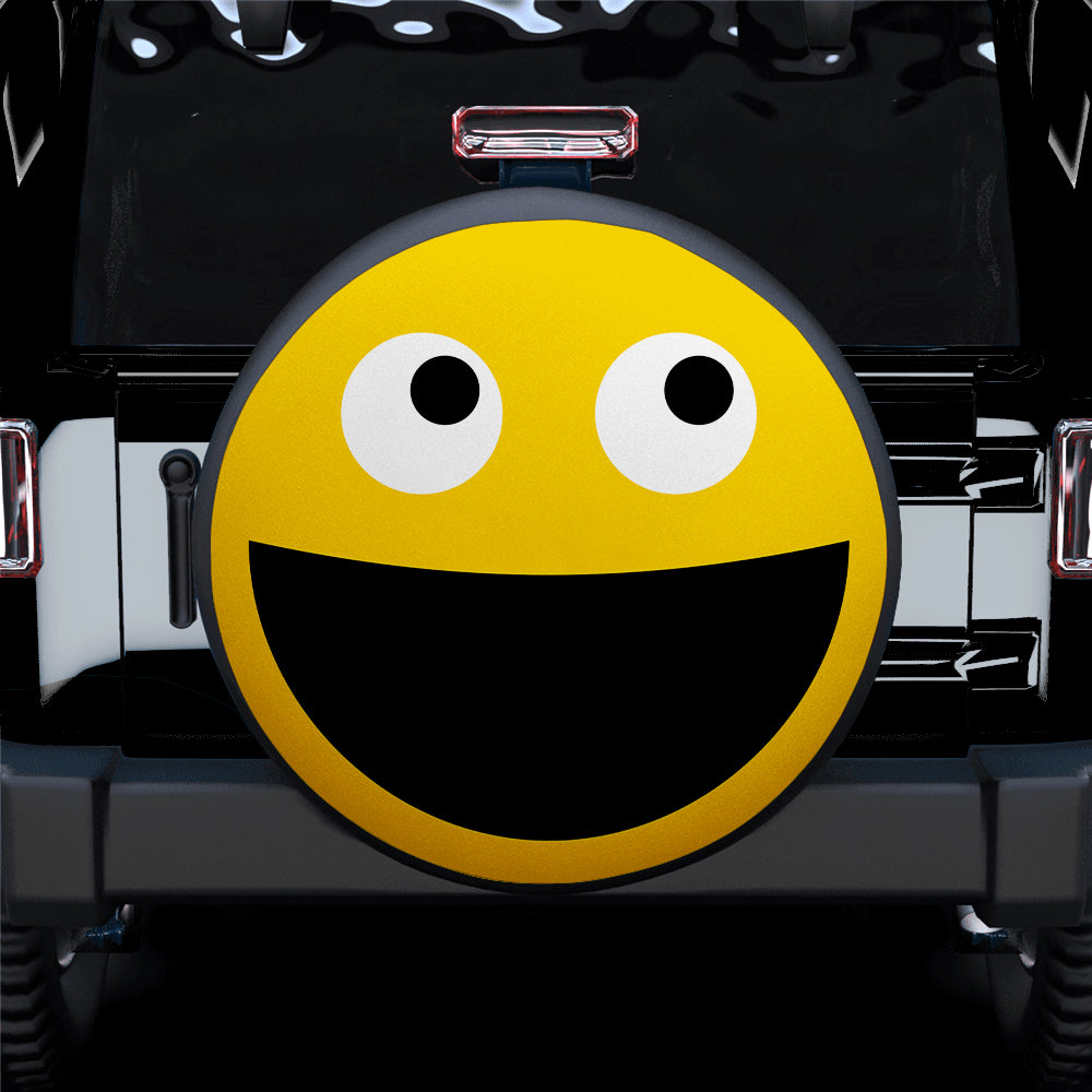 Funny Smile Face Car Spare Tire Covers Gift For Campers Nearkii
