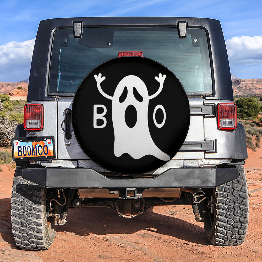 Ghost Boo Car Spare Tire Covers Gift For Campers Nearkii