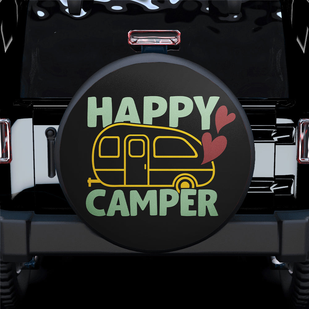 Happy Camper Car Spare Tire Covers Gift For Campers Nearkii