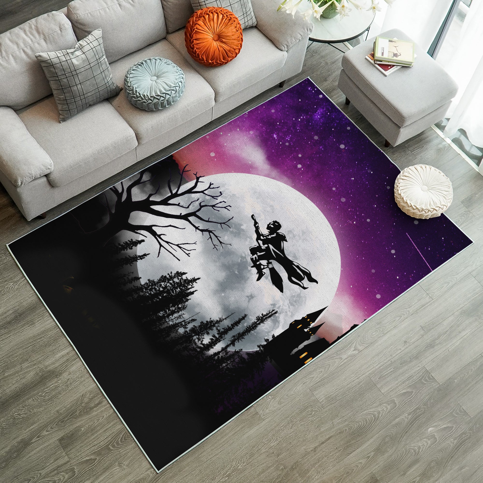 Harry Potter Moon Night Rug Carpet Rug Home Room Decor Nearkii