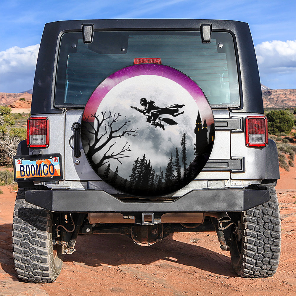 Harry Potter Moon Night Car Spare Tire Covers Gift For Campers Nearkii