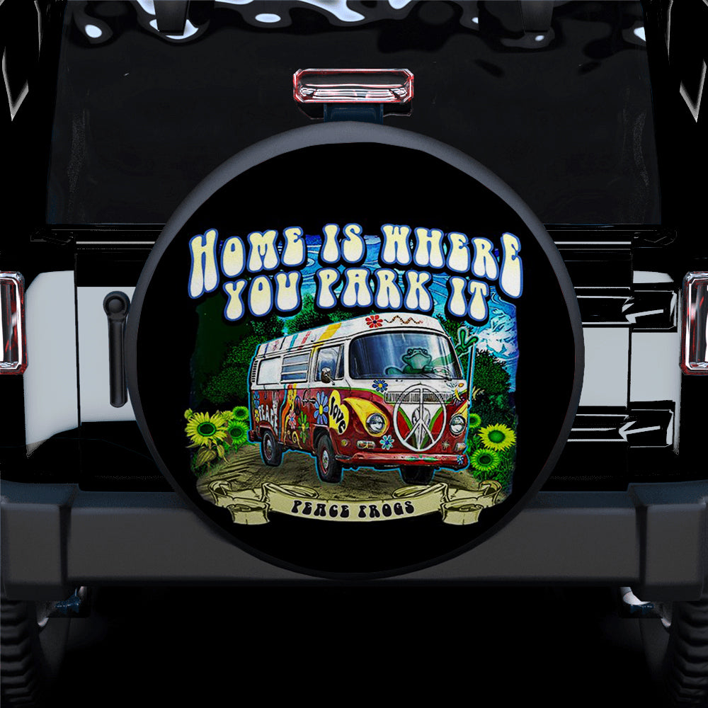 Home Is Where You Park It Car Spare Tire Covers Gift For Campers Nearkii