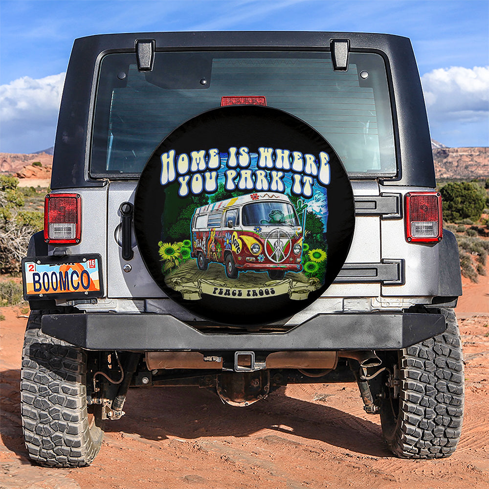 Home Is Where You Park It Car Spare Tire Covers Gift For Campers Nearkii