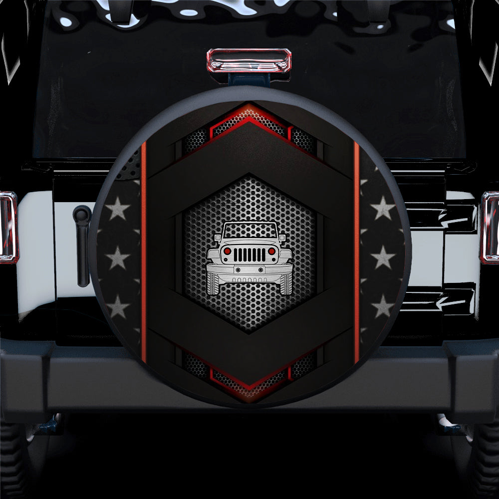 Iron Jeep Star Style Premium Car Spare Tire Covers Gift For Campers Nearkii